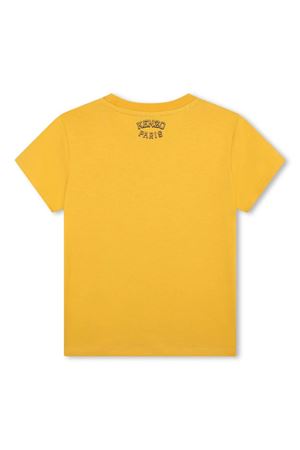 tshirt in cotone giallo KENZO KIDS | K6076556A